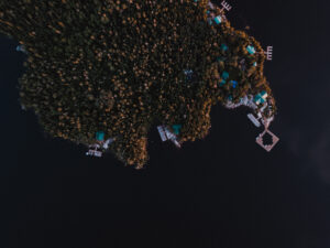 arial view of sas lodge