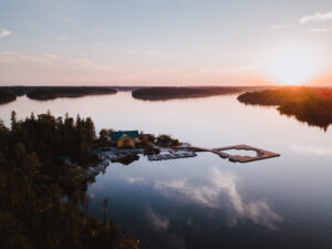 arial view of sas lodge